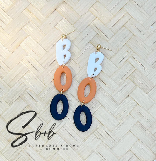 Boo Clay Dangle Earrings