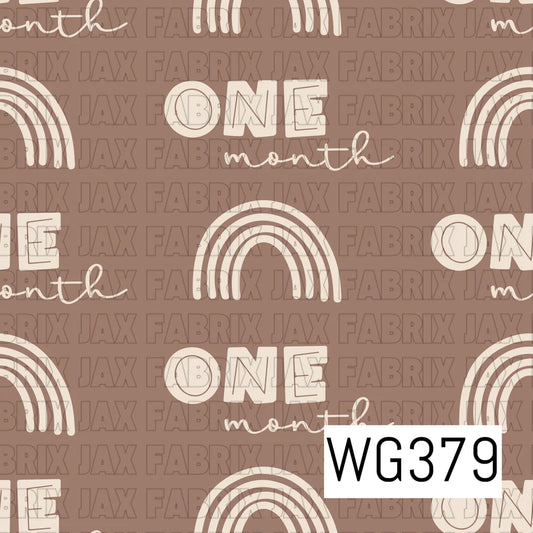 Milestone Bummies+Bow Boho Rainbows