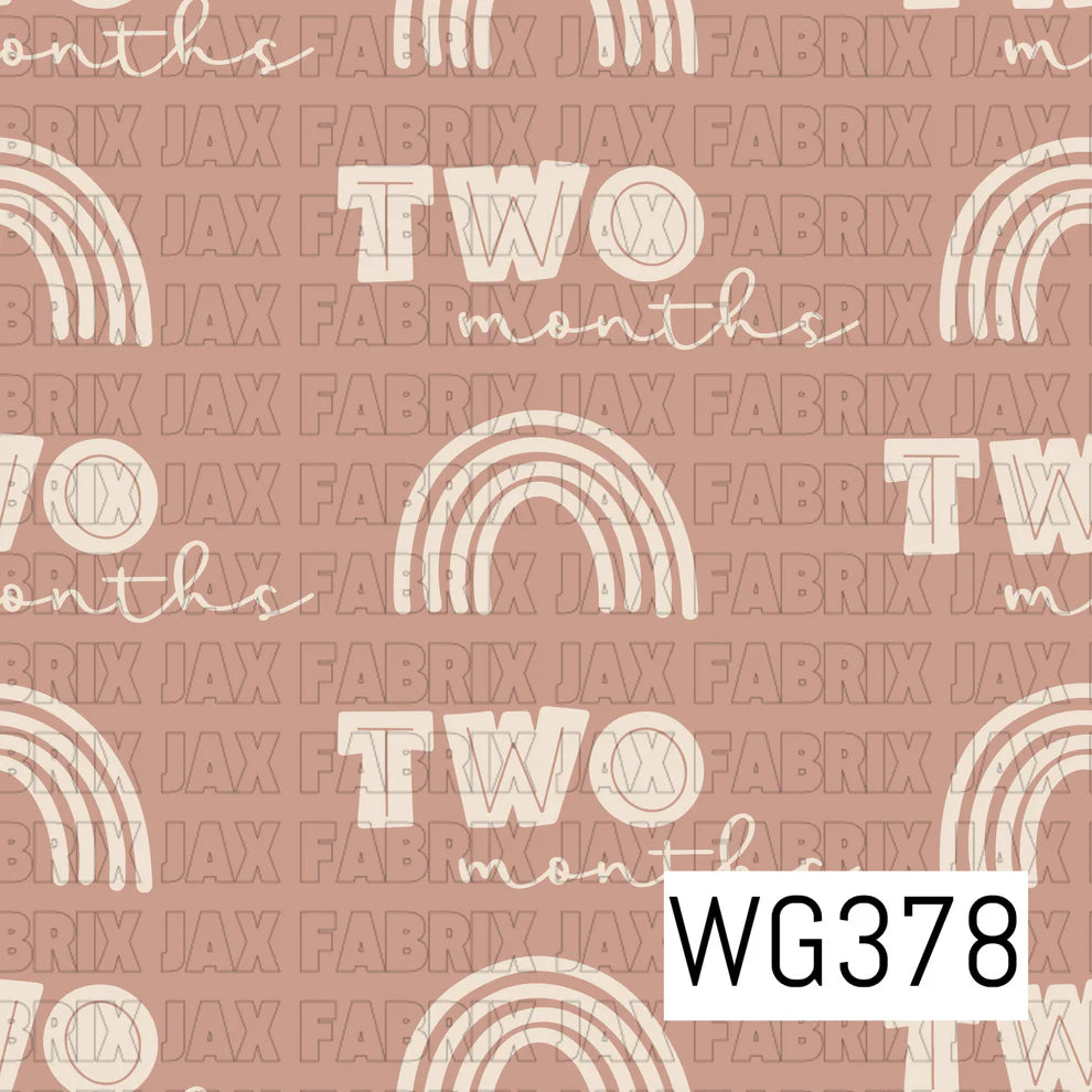 Milestone Boho Rainbows Bows Only