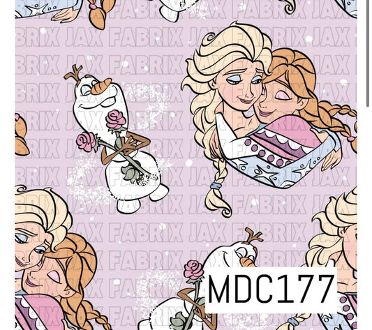Ice Princess + Sister w/ Snowman Flowers Bullet