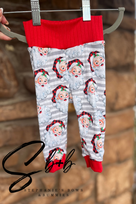 Classic Santa Stripe Leggings Gender Neutral