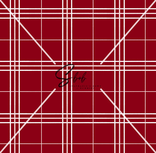 Red Dainty Bows Coordinating Plaid
