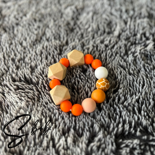 Giraffe Colors Teether Ring