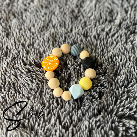 Orange Charm “Sky Edition” Teether Ring
