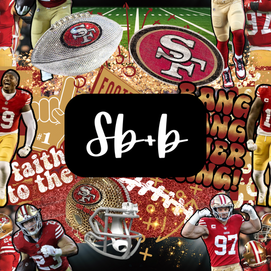 49-ers SF Collage Football Bullet