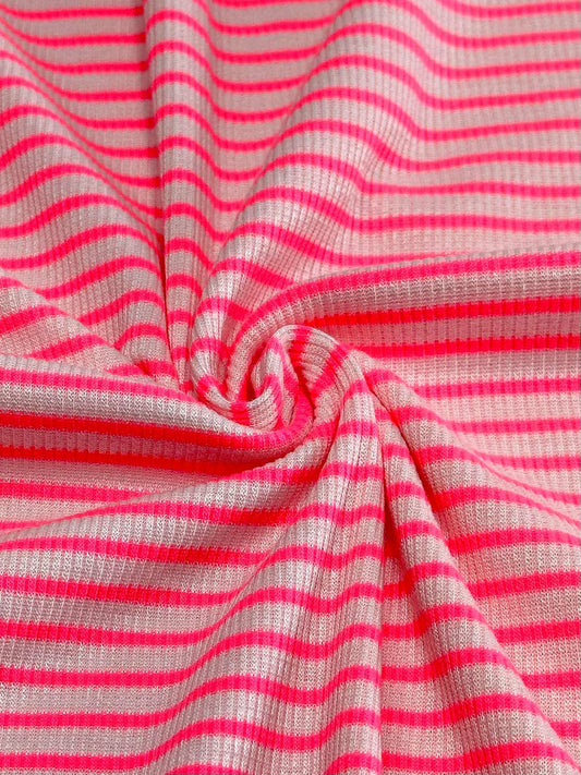 Pink + White Stripe
