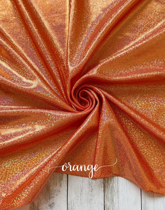 Orange Holographic Bow