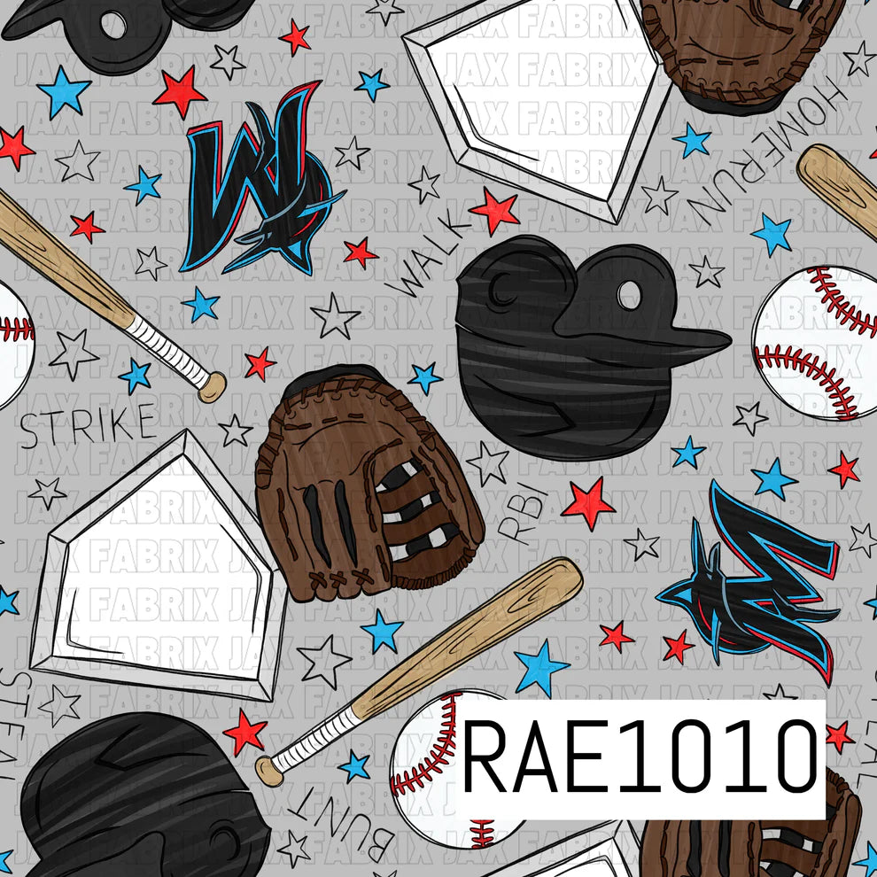 Baseball Drop Sketchy Gloves + Balls