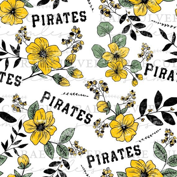 Baseball Drop Simple Floral
