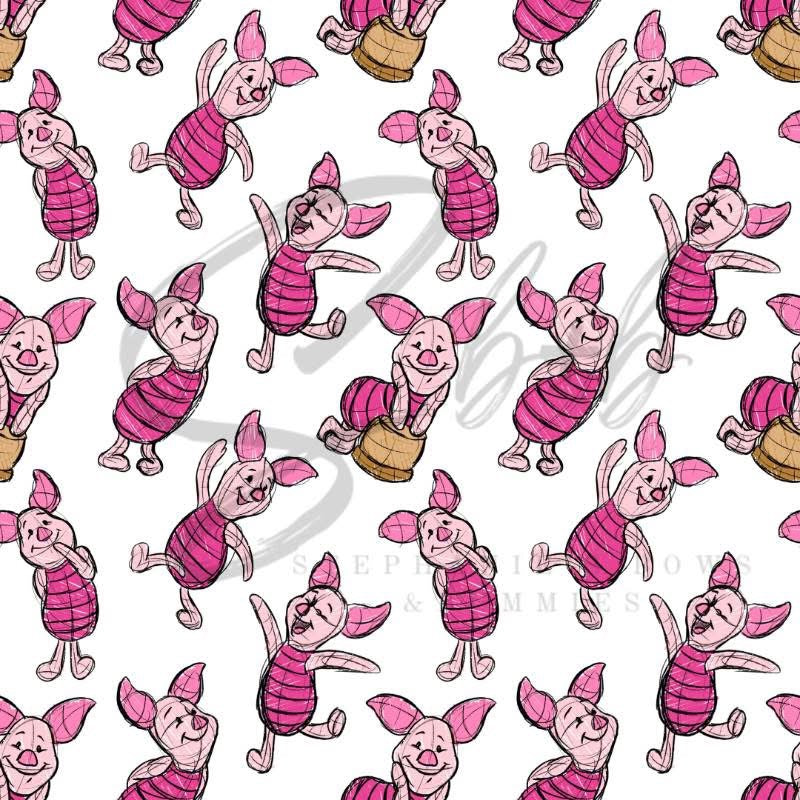 Pink Pig Honey Bear