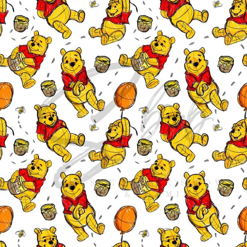 Sketchy Honey Bear