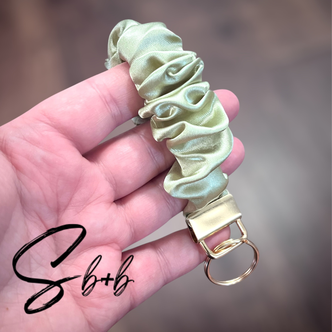 Spring Sage Silky Wristlet Keychains