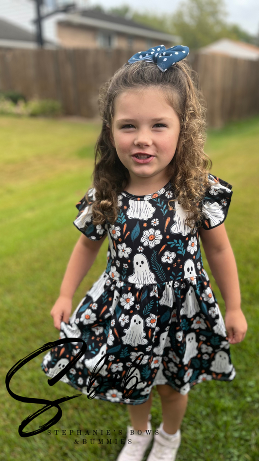 Teal/Black Ghost Dress