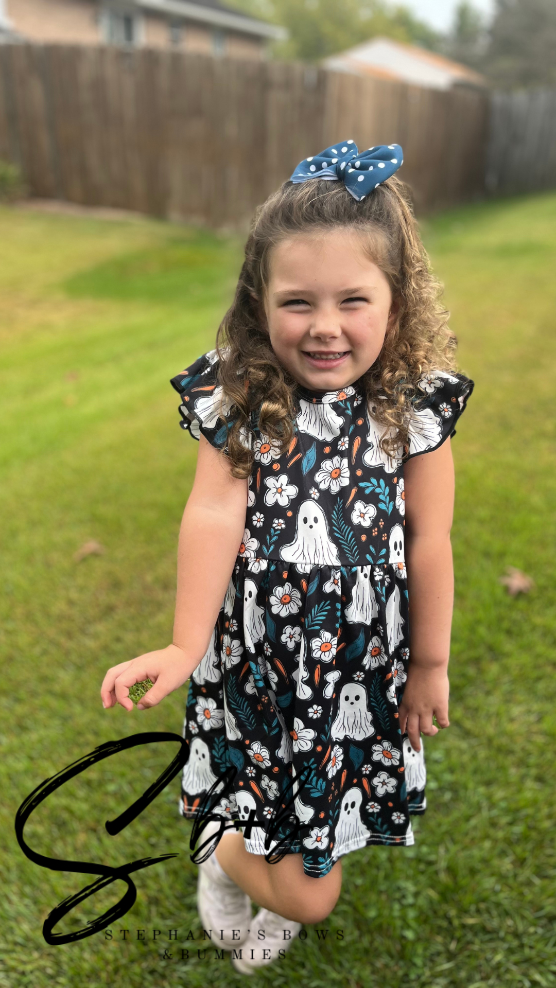 Teal/Black Ghost Dress