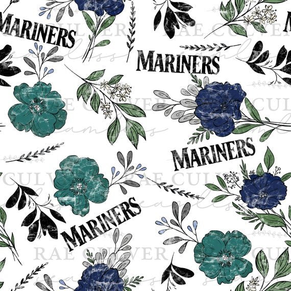 Baseball Drop Simple Floral