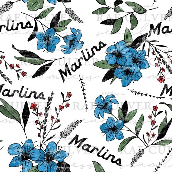 Baseball Drop Simple Floral