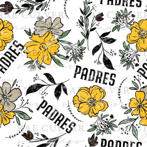 Baseball Drop Simple Floral