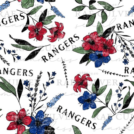 Baseball Drop Simple Floral