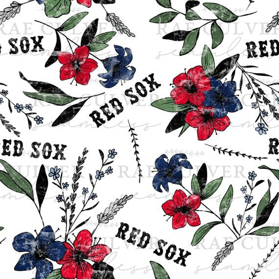 Baseball Drop Simple Floral