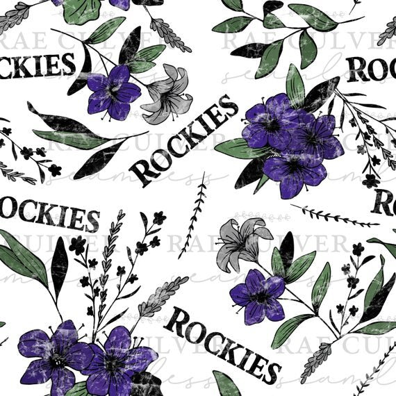 Baseball Drop Simple Floral
