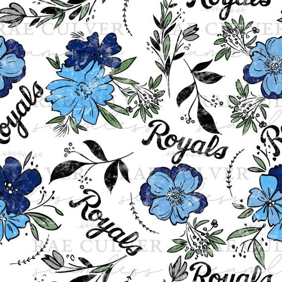 Baseball Drop Simple Floral