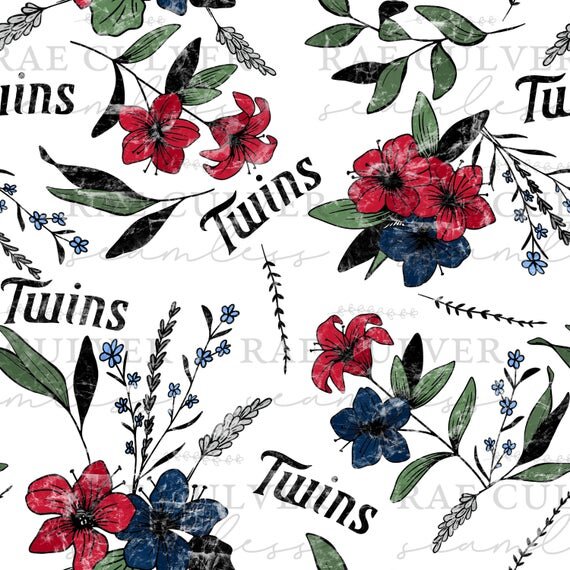 Baseball Drop Simple Floral
