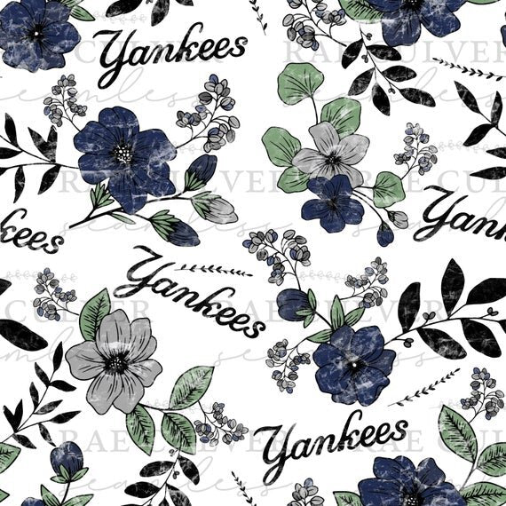Baseball Drop Simple Floral